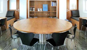 Fra skoleskib til dansk superhotel Spisestue på et skib