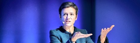 Vestager skyder finansskat til hj�rne