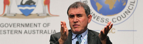 Roubini: Gr�kenland og Portugal truet p� euroeksistens