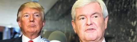 Donald Trump siges at st�tte Romney i stedet for Gingrich