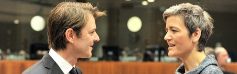 Vestager tror ikke p� finanspolitisk union