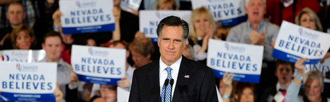 Mitt Romney vinder storsejr i Nevada