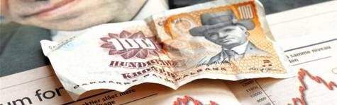 Valutareserve uventet h�j - 383,4 mia. kr.