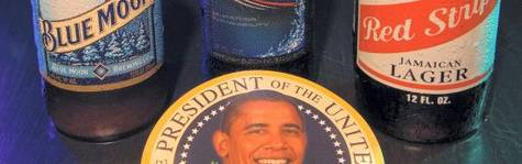 �l-drama med Obama, betjenten og professoren