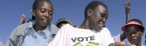 Erhvervskvinder sl�r et slag for Zimbabwe