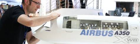 Airbus lover det nye A350 parat til 2013