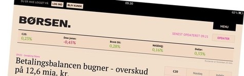Ny app fra B�rsen - overblik til den travle
