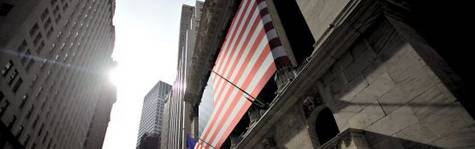Optimistisk dag p� b�rsen i New York