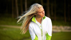 Lun og l�kker p� golfbanen 