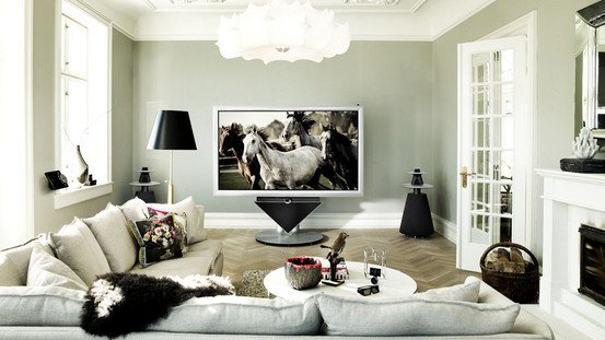 B&o kaprer nyrige med nyt super tv Dagligstue indretning tv