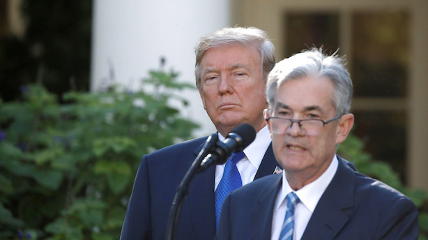 Trump langer atter ud efter Federal Reserve