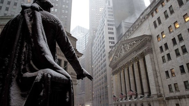 Wall Street-bonusser steg for første gang i tre år