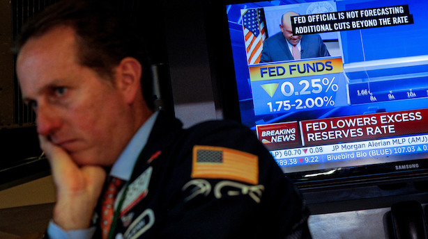 Aktier: "Skuffende" Fed-melding vendte minus til plus på Wall street
