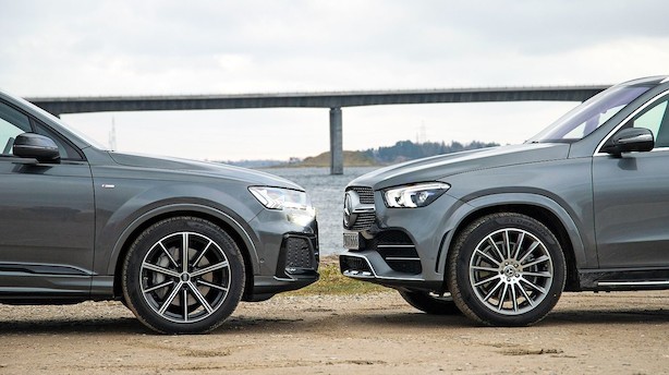 Luksus-SUV'er fra Audi og Mercedes-Benz i dyst på silkeblød affjedring