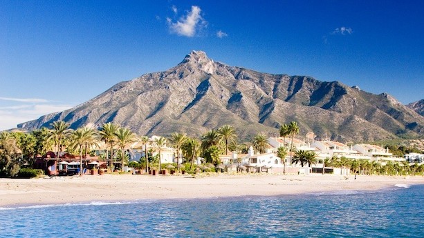 Solen danser på Costa del Sol