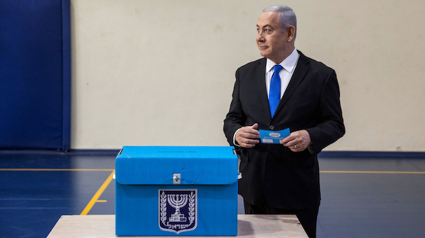 Vinder kan endnu ikke kåres ved tæt israelsk valg