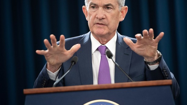 Jerome Powell holder den amerikanske rente i ro - men ser gradvise stigninger forude