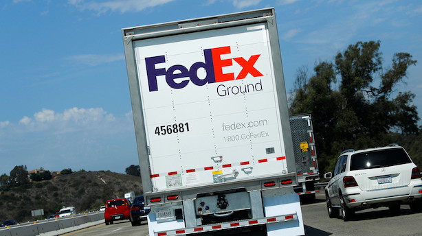 Fedex nedjusterer på grund af handelskrigen