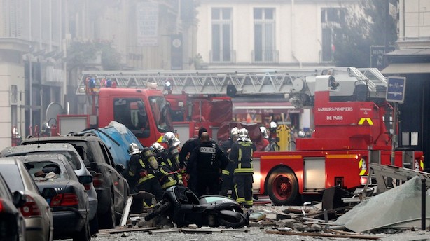 Mange meldes kvæstet af gaseksplosion i bageri i Paris
