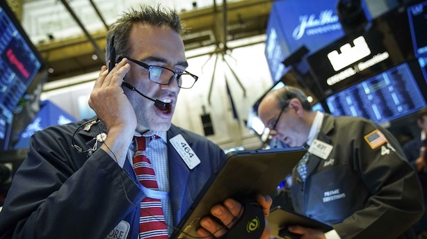 Aktieluk i USA: Rekordridtet fortsatte - Bankaktier i top