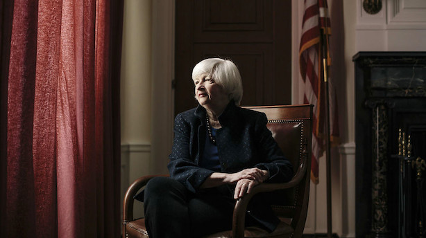 Yellen gik af som centralbankchef uden af fyre rentekanonen af