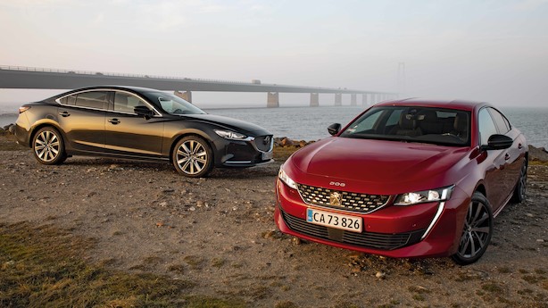 Uventet testvinder: Elegante Peugeot 508 vs. atletiske Mazda 6