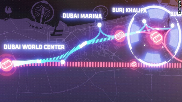 Abu Dhabi-Dubai på 12 minutter: Her er BIGs vilde projekt