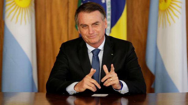 I Trumps fravær bliver Brasiliens Bolsonaro hovedattraktionen på årets Davos