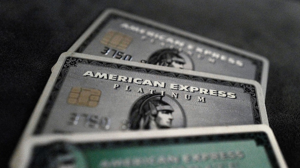 Bedre end ventet fra American Express - men afdæmpede erhvervsudsigter skuffer