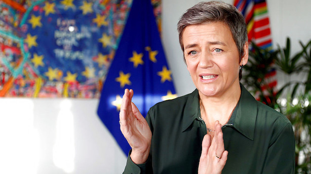 Vestager straffer Nike for at styre salg af fodboldtrøjer