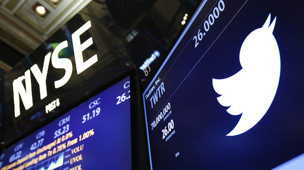 USA/aktier: Alphabet og Twitter trak grønne indeks på Wall Street