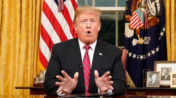 Trump står fast på krav om grænsemur i stor tale til nationen