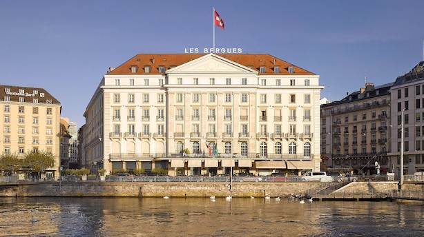 Genèves gamle dame er en femstjernet målestok for byens øvrige hoteller
