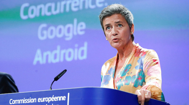 EU-domstol underkender Vestager-bøder for 5,2 mia. kr.