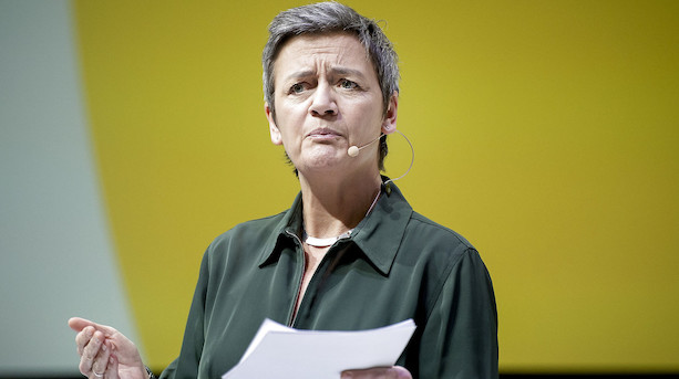 Analyse: Vestager klemt i fransk-tysk skruestik - med risiko for at hjælpe Kina