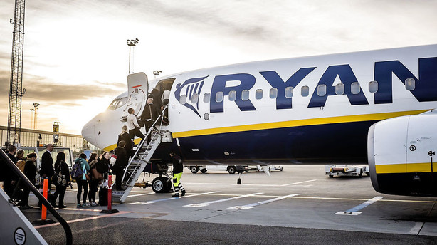 Ryanair lukker rute mellem København og Stockholm