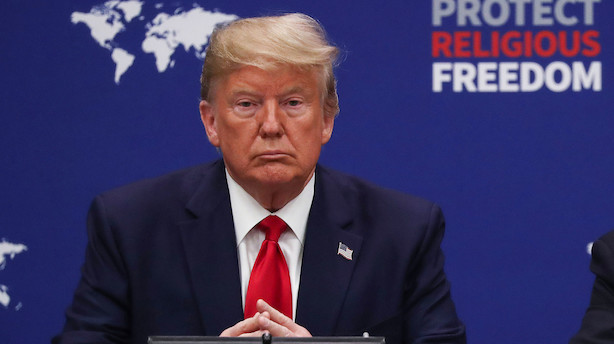 Trump kom på uanmeldt lynvisit på FN's klimatopmøde