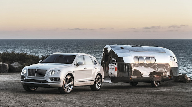 Bentley med ikonisk camper på jydekrogen