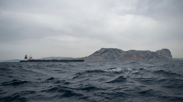 Kaptajn på iransk olietanker i Gibraltar er anholdt