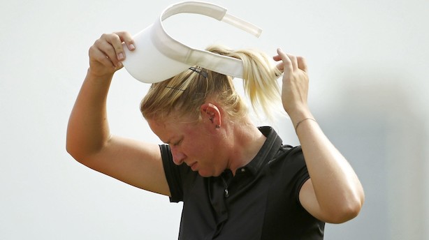 Golfdansker slutter med sin værste runde i British Open