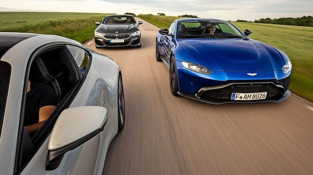 Test: Brutal Aston Martin møder gigantisk BMW og heftig Porsche