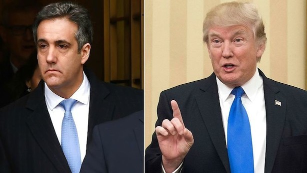 Cohen hævder at have manipuleret meningsmålinger for Trump