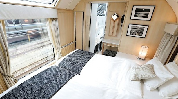 Luksushotel på skinner: Suiterne koster fra 60.000 kr. og op