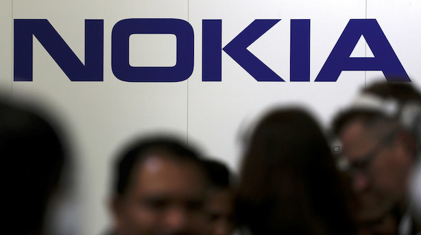 Aktier: Nokia blev sendt til bunds i rødt Europa