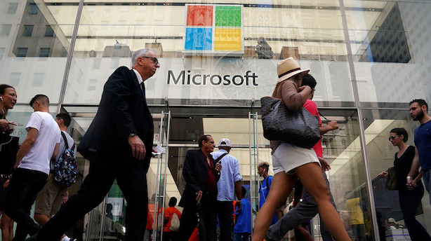 Microsoft runder 1 billion dollar i markedsværdi
