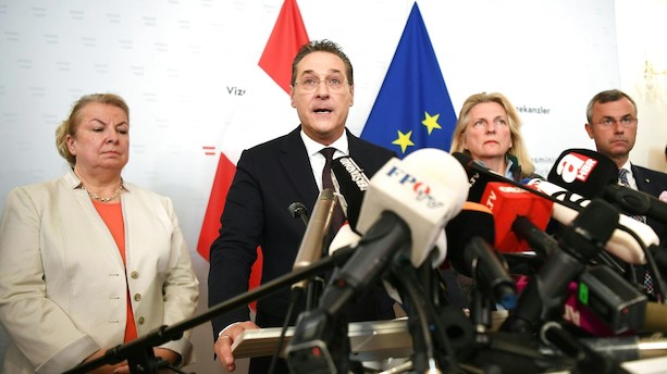 Østrigs vicekansler går af efter videoskandale