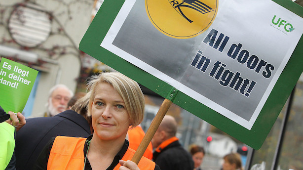 Lufthansa-ansatte strejker i Tyskland
