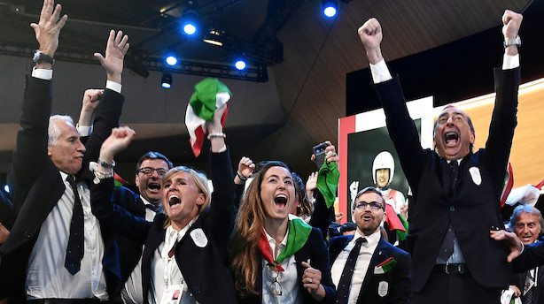 Italienske byer bliver værter for vinter-OL i 2026