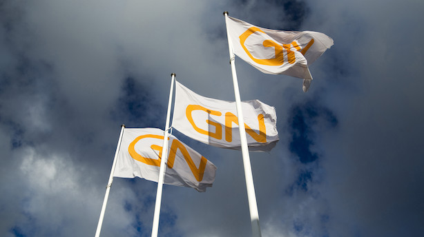 GN Store Nord-aktien i aktiedyk: Falder over 5 pct