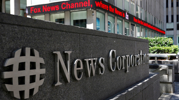 Murdoch-selskab falder 11 pct i S&P 500